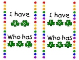 St. Patrick's Day Sight Word I Have, Who Has...