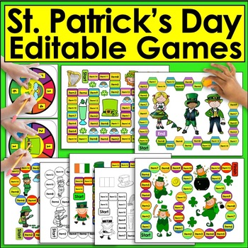 St Patrick's Day interactive online board game - ESL Kids Games
