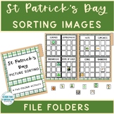St Patricks Day Sorting Images By Categories File Folder A