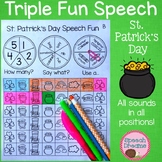 St Patricks Day Speech Language Therapy Game