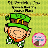 St Patricks Day Speech Therapy Lesson Plans | Craft Freebie