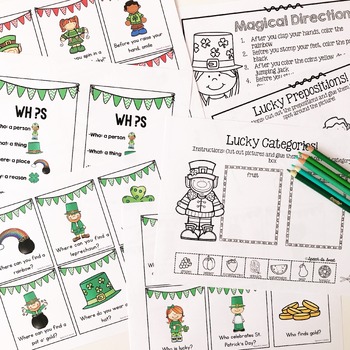 Download St. Patrick's Day Speech and Language Bundle by Speech Is ...