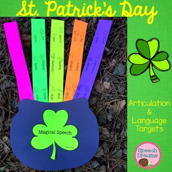 Preview of St Patricks Day Speech and Language Therapy Craft Activity: Object Function +