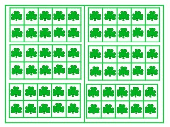 St. Patrick's Day Ten Frame Math Center by Simply Special Ed | TPT