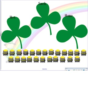 Preview of St. Patrick's Day Themed Attendance/Lunch Count