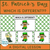 St. Patricks Day Themed Identifying A Different Image Digi