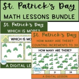 St Patricks Day Themed Math All Lesson Variety GROWING BUNDLE