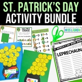 St. Patricks Day Third or Fourth Grade Activity Bundle