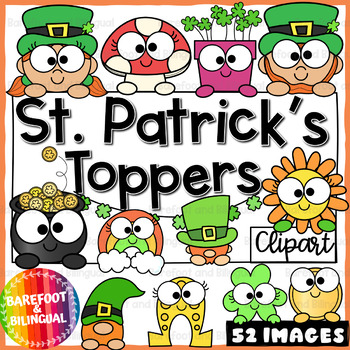 Preview of St Patricks Day Toppers Clipart