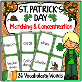 St. Patrick's Day Vocabulary Concentration Cards