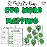 St. Patricks Day Word Mapping and Graphing Center | CVC Wo