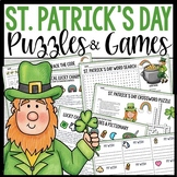 St Patricks Day Word Search Puzzles and Games March Activi