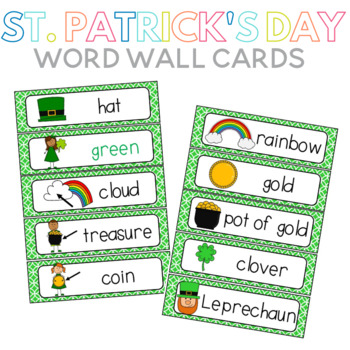 Preview of St. Patrick's Day Word Wall