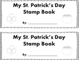 St. Patrick's Day Words Stamp Book