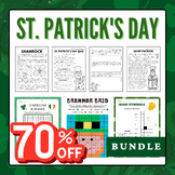 Ultimate St Patrick's Day Worksheet Growing Bundle: Readin