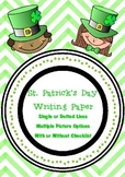St. Patrick's Day Writing Paper