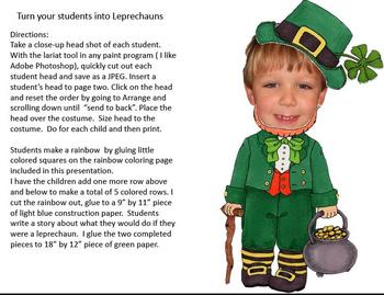Preview of St. Patrick's Day Writing Project
