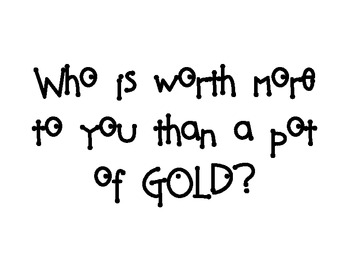 St. Patrick's Day Writing Prompt Who is worth more to you ...