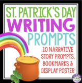 St. Patrick's Day Writing Prompts Activities and Student G