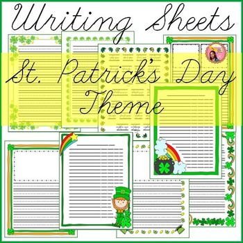 Preview of St. Patricks Day Writing Sheets