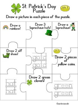 st patricks day activities pre k and kindergarten language arts