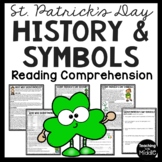 Saint Patrick's Day History and Symbols Reading Comprehens