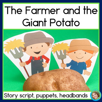 Preview of St Patricks Day story | The Farmer and the Giant Potato | Puppets and Script