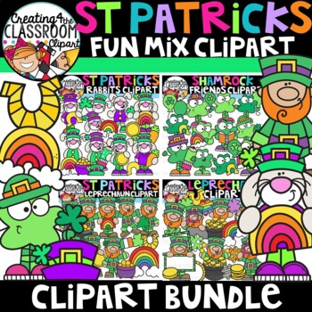 Preview of St. Patricks Fun Mix Clipart Bundle