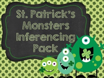 Preview of St. Patrick’s Monsters Inferencing Pack