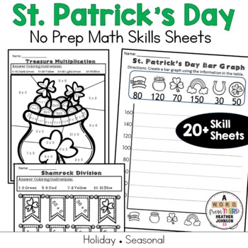 Preview of St Patricks Day Math