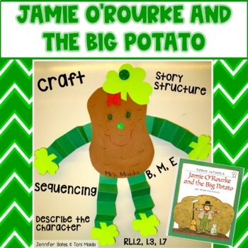 Preview of Jamie O'Rourke and the Big Potato Craft & Activities