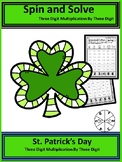 St Patricks Spin and Solve: Three Digit Multiplication By 