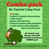 St. Patrick's day literacy and math activities and lessons
