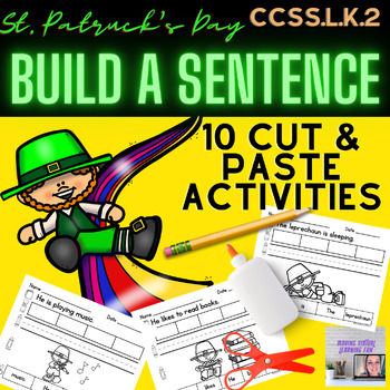 Preview of St. Patty's Day Build a Sentence