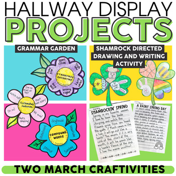 Preview of Spring Door Decorations - Bulletin Board Letters and Ideas - Art Project