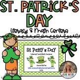 St. Patty's Day Literacy and Math Centers