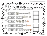 St. Patty's Day Shamrock Counting Money Practice Worksheet