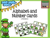 St. Patty's Day Alphabet and Number Cards **FREEBIE**