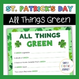 St Pattys Day Classroom Games - All Things Green for St Pa