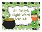 St. Patty's Sight Word SNATCH Game (Dolch Primer List)