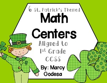 Preview of St. Patty's Themed Math Centers