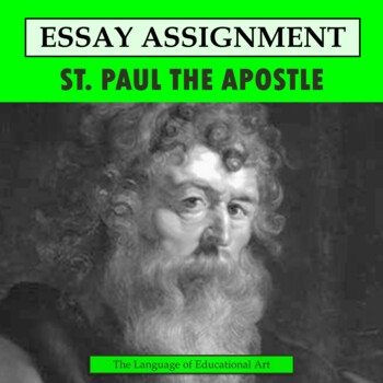 Preview of St. Paul the Apostle Research Organizer & Paper Assignment — Religion — CCSS