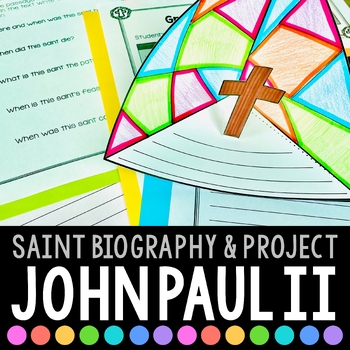 Preview of St. Pope John Paul II Biography & Saint Report