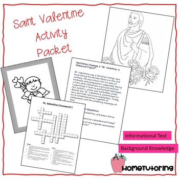 Preview of St. Valentine Activity Packet (Valentine's Day)