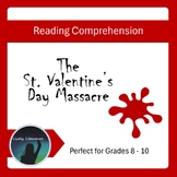 St Valentine's Day Massacre Reading Comprehension for Midd