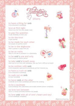 Preview of St. Valentine's Idioms