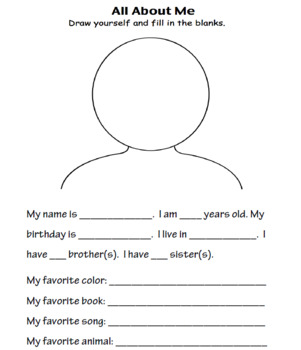 let me introduce myself worksheet