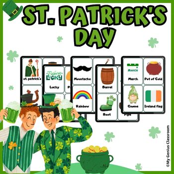 Preview of St. patrick's day flashcards - vocabulary and flashcard set