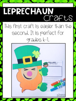 Leprechaun Craftivity for St. Patrick's Day by All Students Can Shine