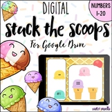 Stack the SCOOPS Numbers 1-20 for Google Drive